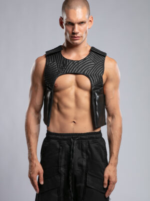 Embroidered Short Vest