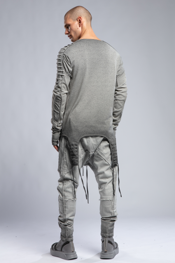 Shoulder Piping Sweatshirt