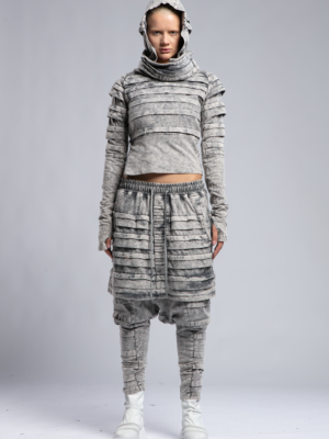 Hooded Short Sweatshirt