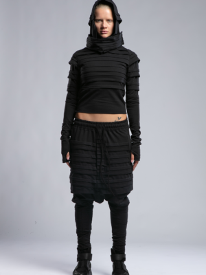 Hooded Short Sweatshirt
