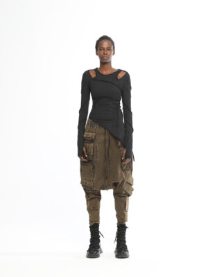 Multi-Pocket Women's Trousers