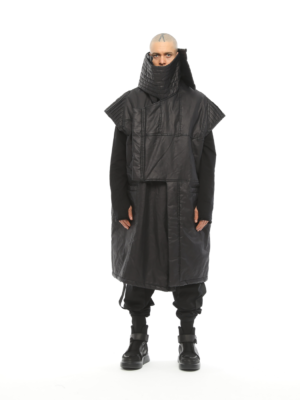 Scarf Quilted Coat