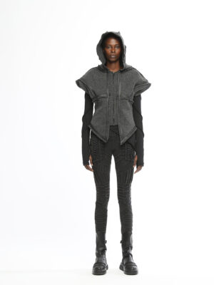 Symmetrical Cut Short Women's Vest