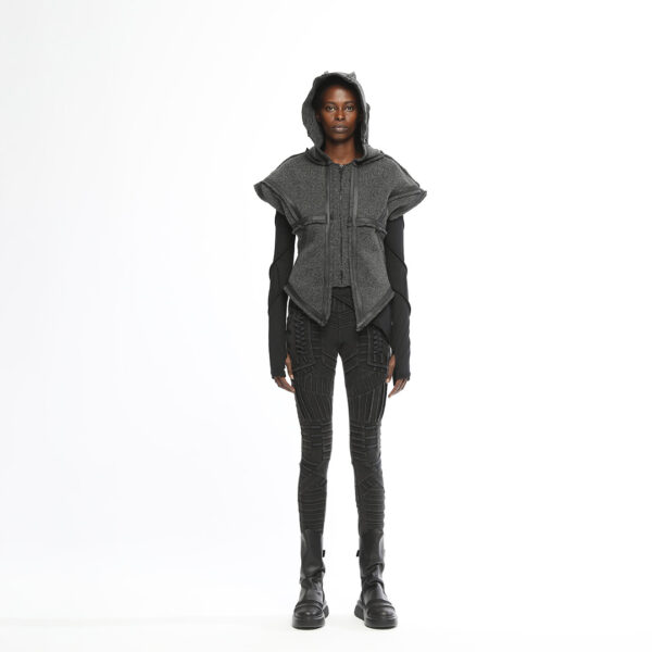 Symmetrical Cut Short Women's Vest