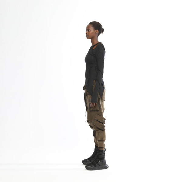 Multi-Pocket Women's Trousers