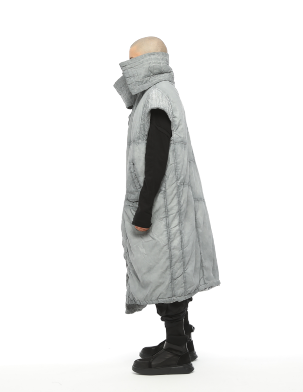 Scarf Quilted Coat
