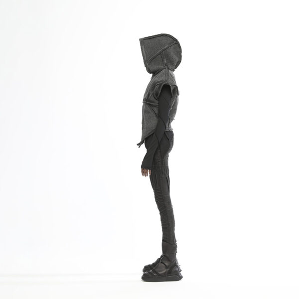 Symmetrical Cut Short Women's Vest