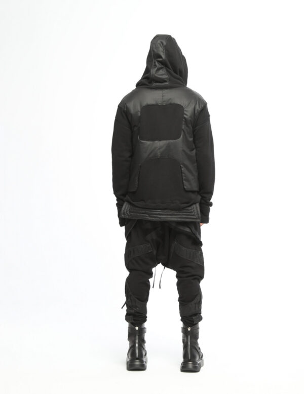 Quilted Sweatshirt With Zipper Front