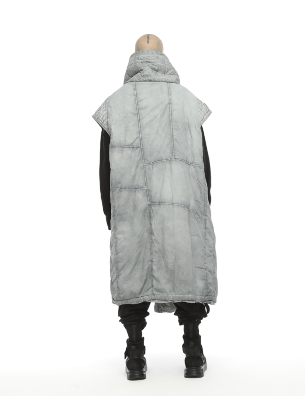 Scarf Quilted Coat