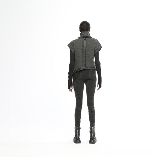 Long Front Women's Knitwear Vest