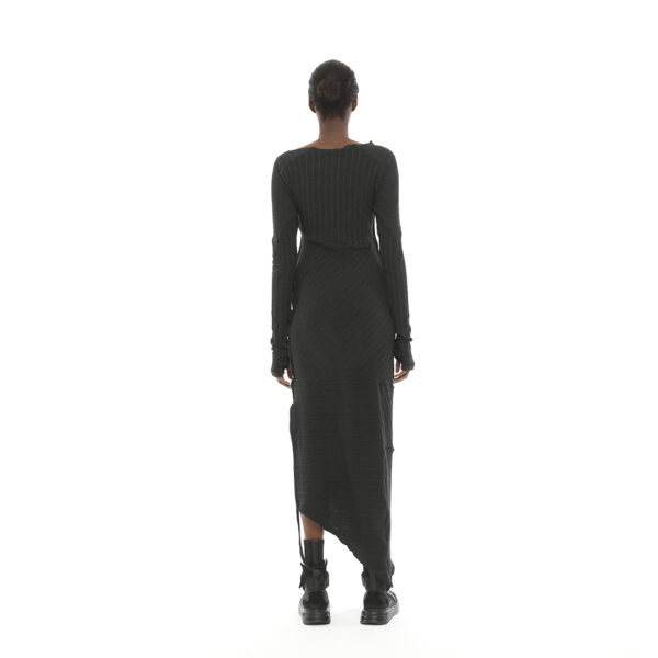 Lace Collar Women's Knitwear Dress