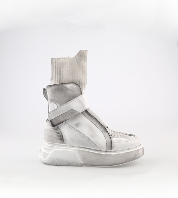 White Shoes With Socks