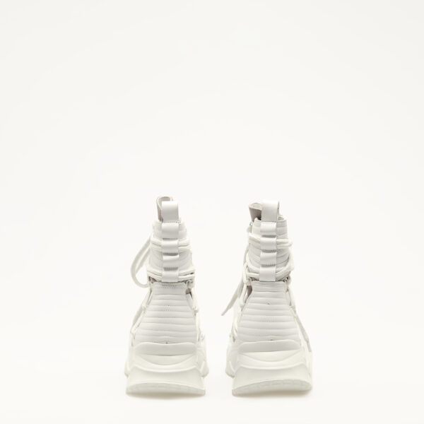 Lace-up White Shoes