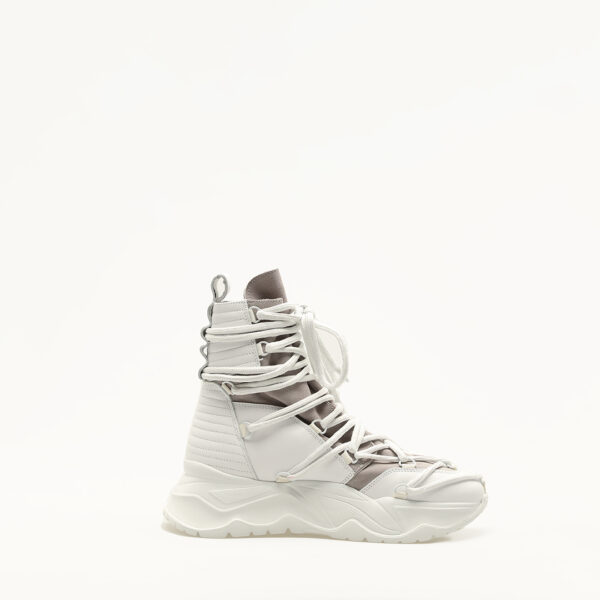 Lace-up White Shoes