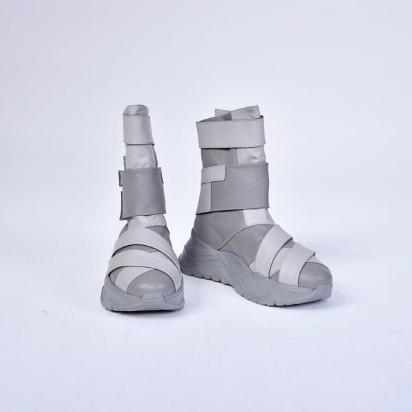 Strappy Grey Shoe