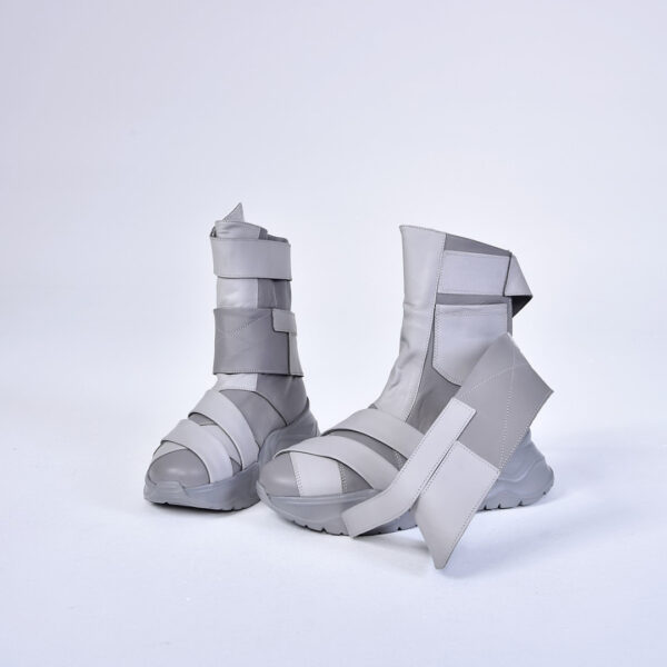 Strappy Grey Shoe