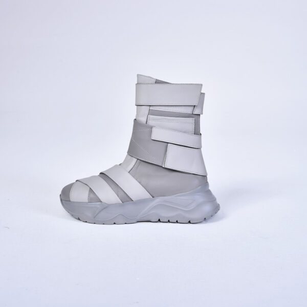 Strappy Grey Shoe