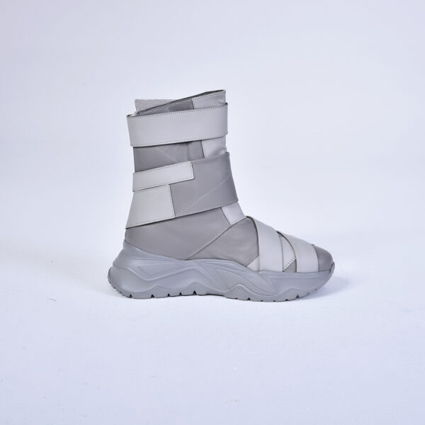 Strappy Grey Shoe