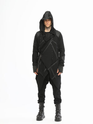 Men's Cardigan With Two Side Zippers
