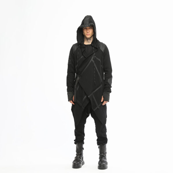 Men's Cardigan With Two Side Zippers