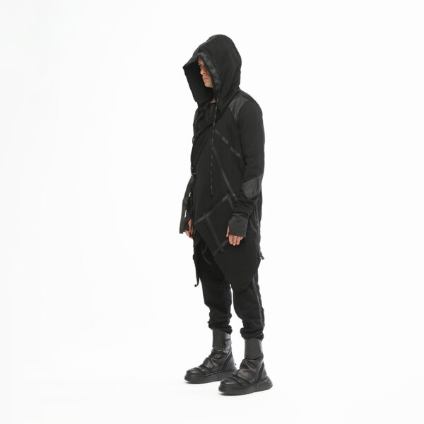 Men's Cardigan With Two Side Zippers