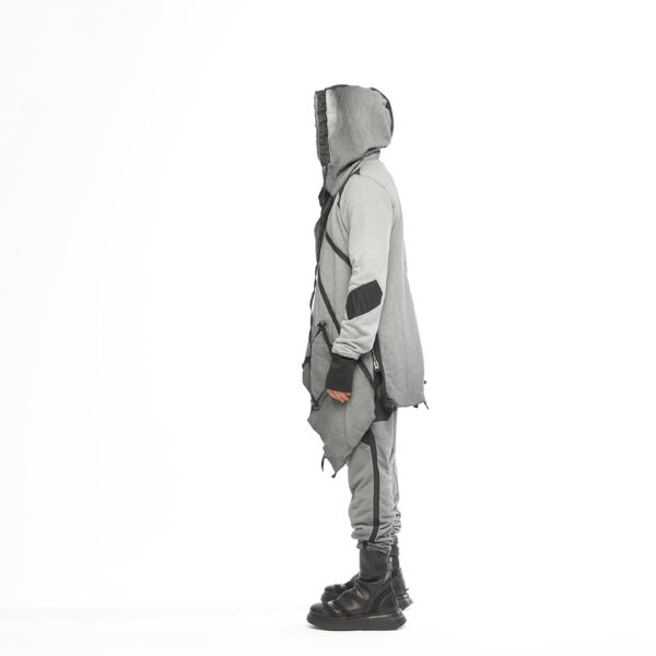 Men's Cardigan With Two Side Zippers