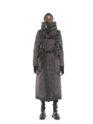 Long Women's Quilted Coat