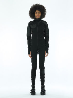Zippered Women's Jumpsuit