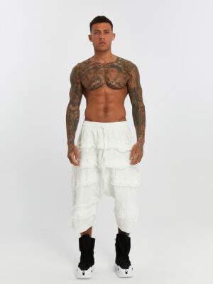 Denim Detailed Men's Capri