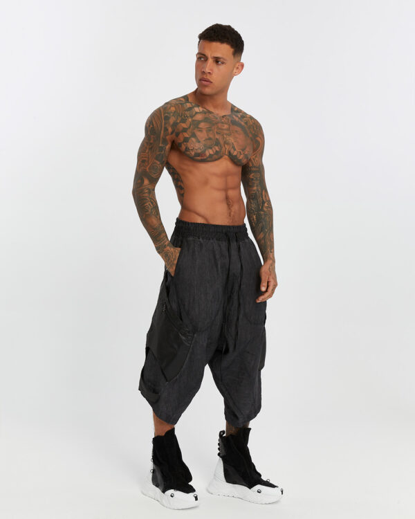 Men's Capri with Double Side Garnish