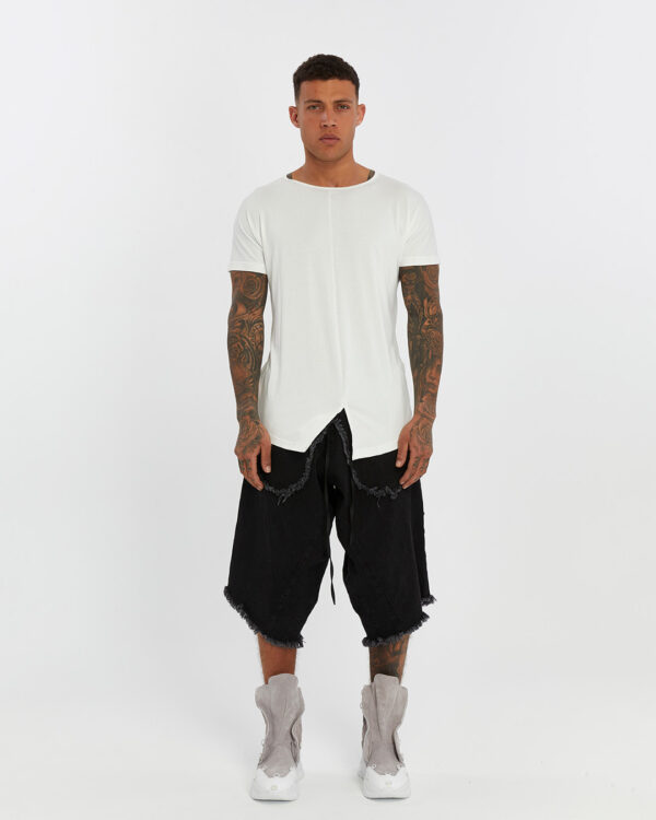 Long Back Front Slit Men's T-shirt