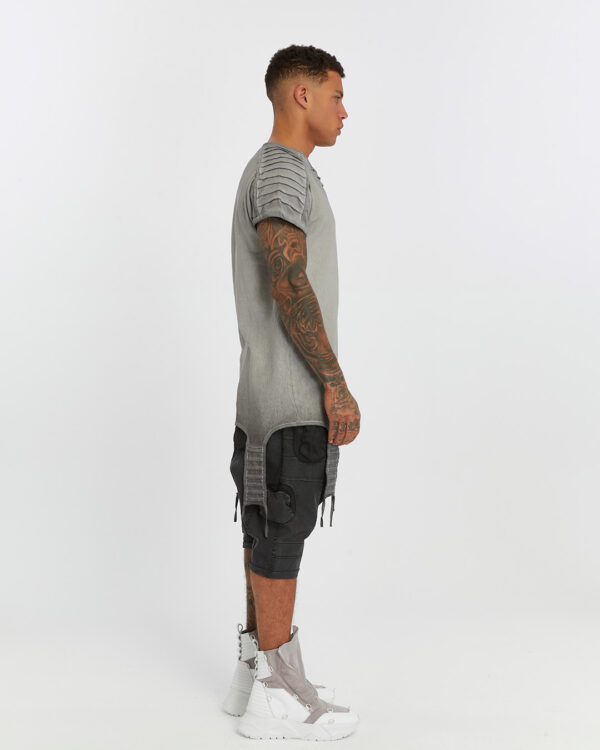 Ribbed Shoulder Men's T-shirt