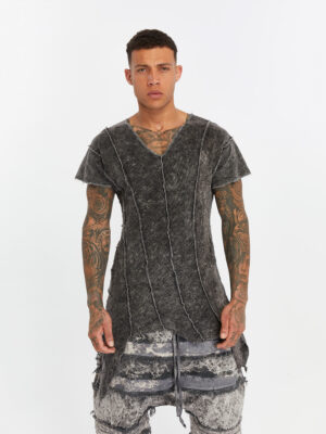 Multi-Piece Asymmetric Men's T-shirt