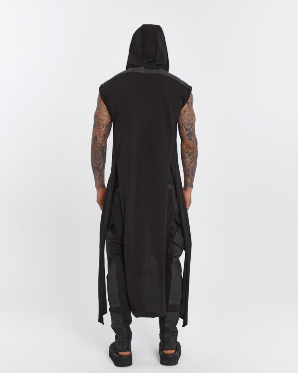Long Hooded Men's T-shirt
