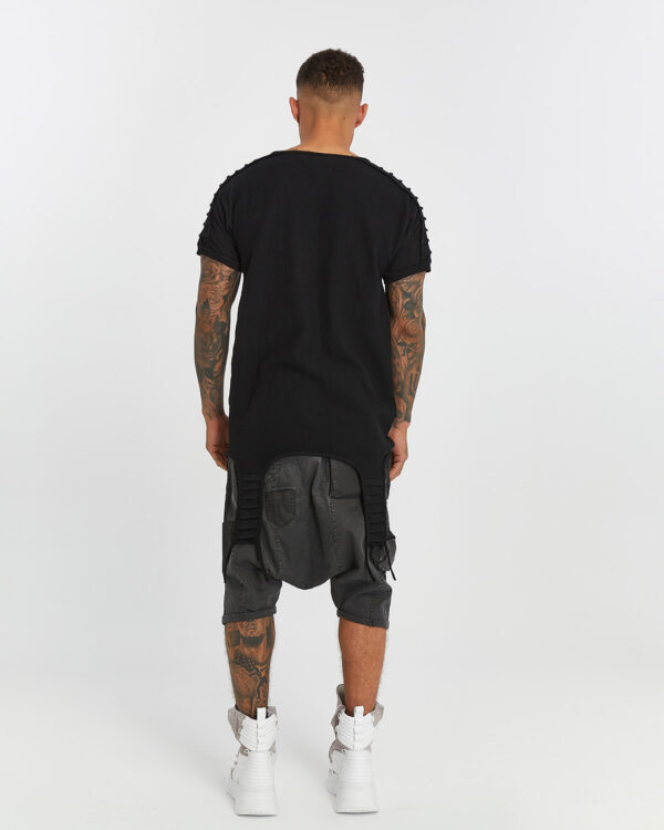 Ribbed Shoulder Men's T-shirt