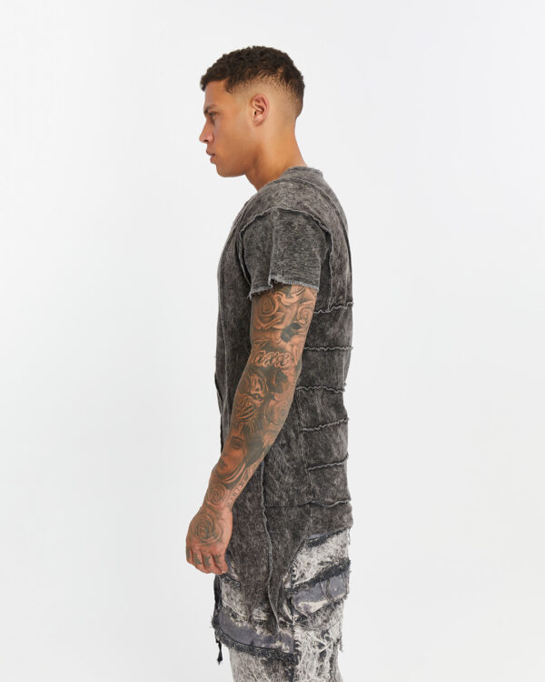 Multi-Piece Asymmetric Men's T-shirt