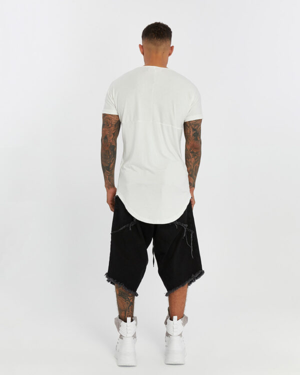 Long Back Front Slit Men's T-shirt