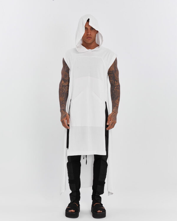 Long Hooded Men's T-shirt