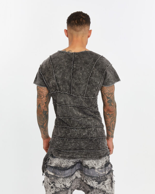 Multi-Piece Asymmetric Men's T-shirt