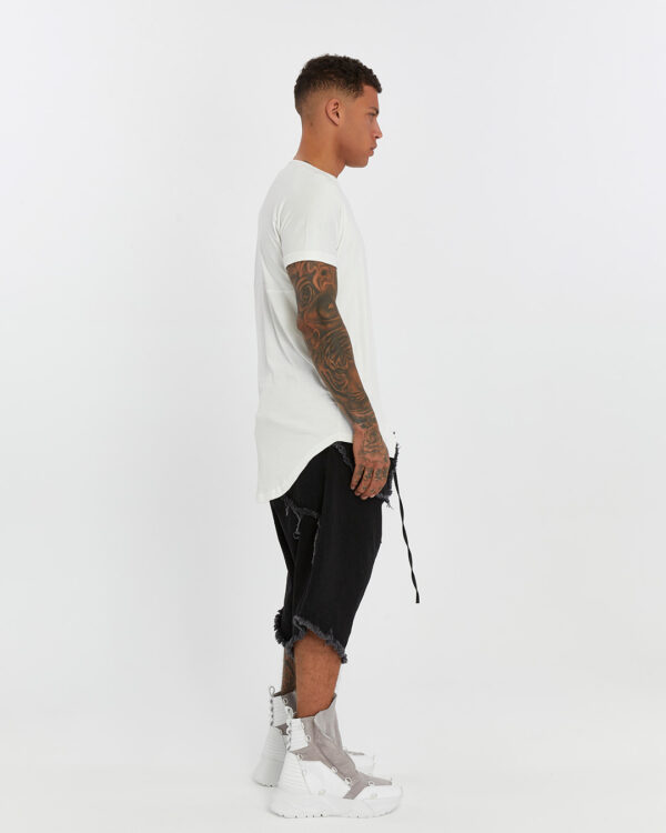 Long Back Front Slit Men's T-shirt