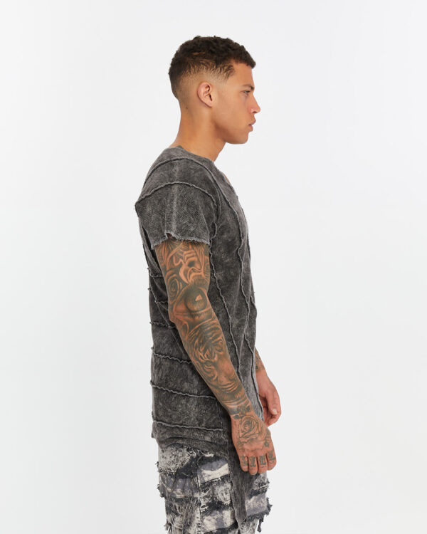 Multi-Piece Asymmetric Men's T-shirt