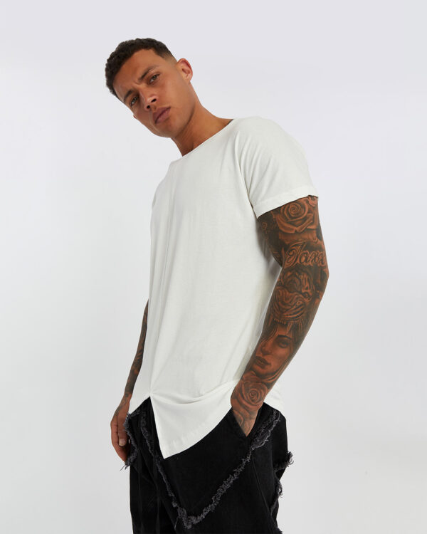 Long Back Front Slit Men's T-shirt