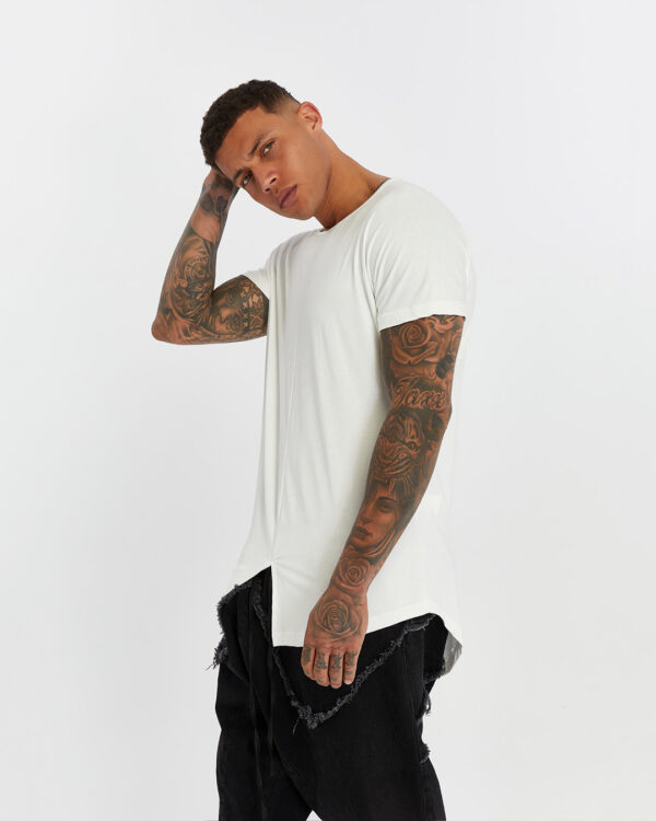 Long Back Front Slit Men's T-shirt