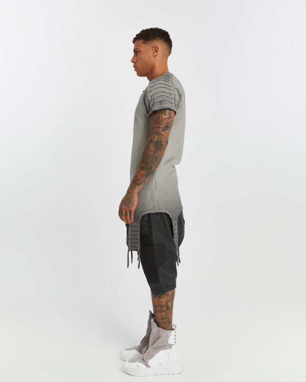 Ribbed Shoulder Men's T-shirt