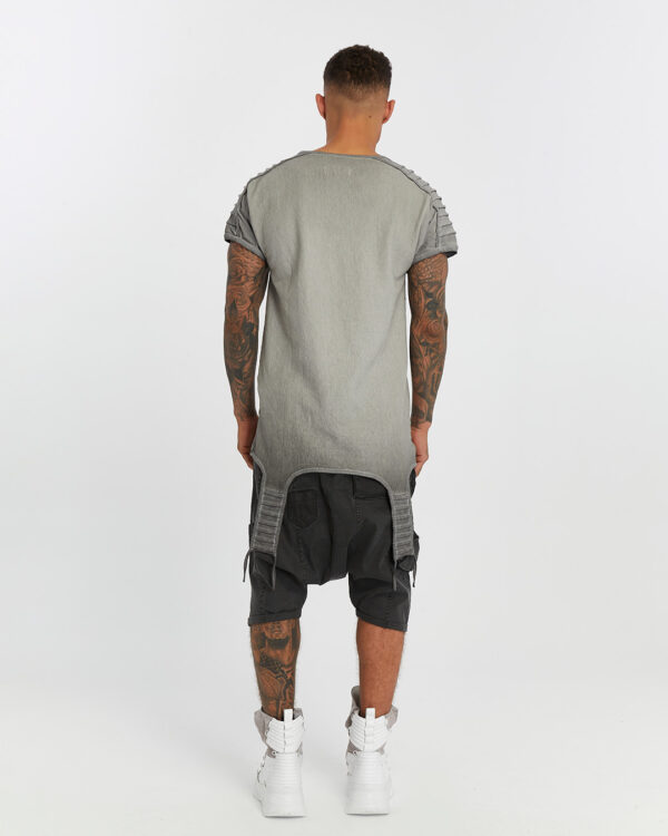 Ribbed Shoulder Men's T-shirt