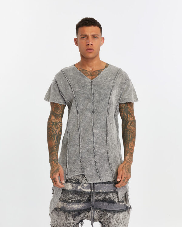 Multi-Piece Asymmetric Men's T-shirt