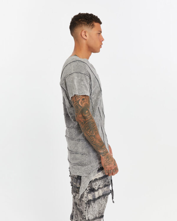 Multi-Piece Asymmetric Men's T-shirt
