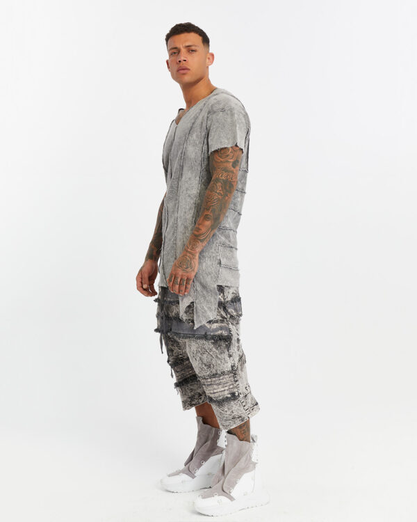 Multi-Piece Asymmetric Men's T-shirt