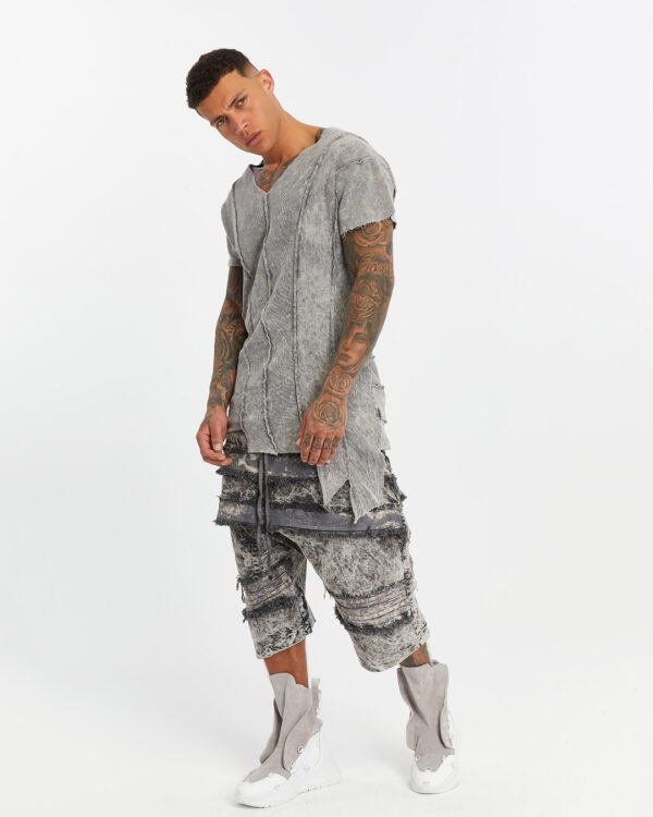 Multi-Piece Asymmetric Men's T-shirt