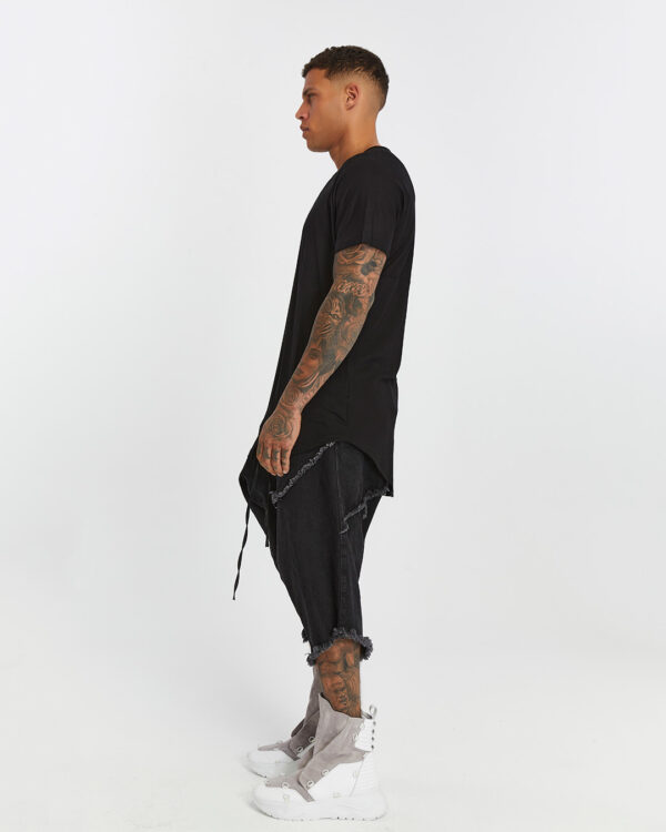 Long Back Front Slit Men's T-shirt